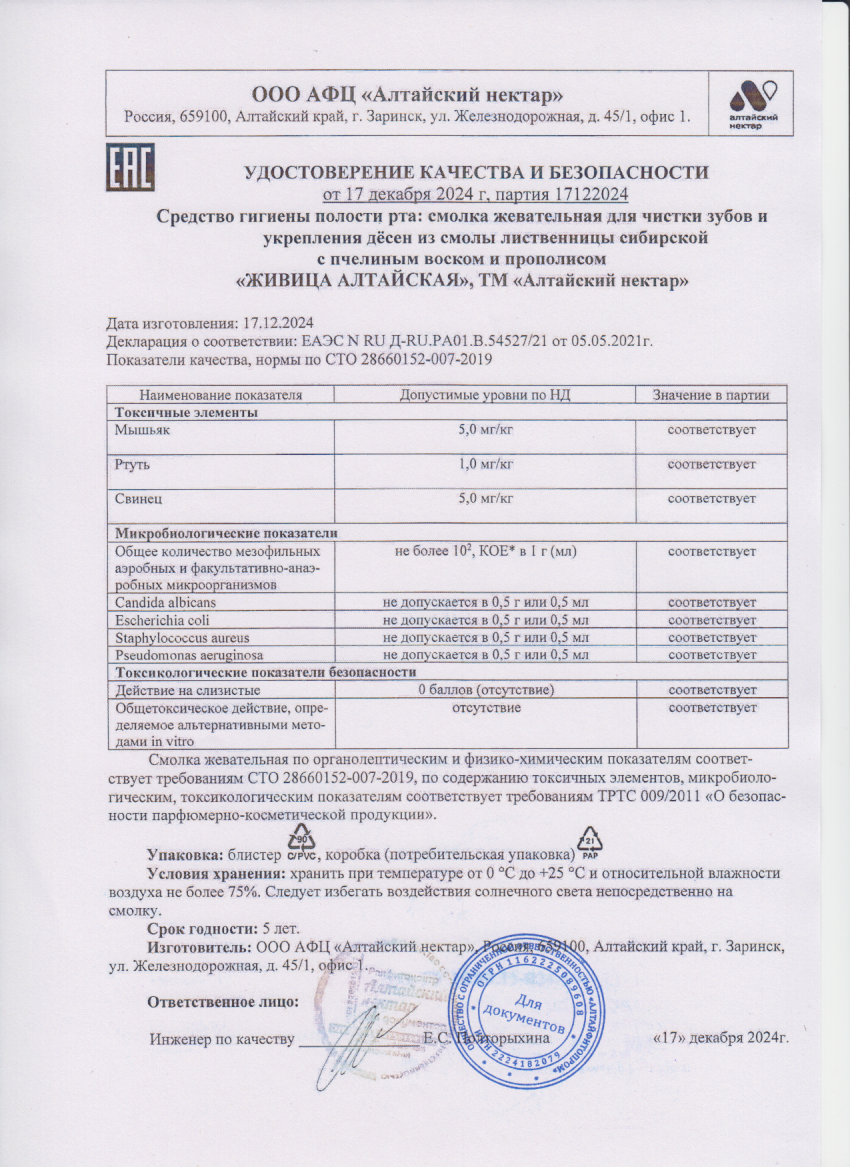 Паспорт №122024